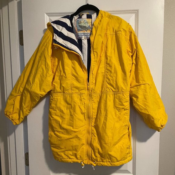 Hanna Andersson Jackets & Blazers - Hanna Andersson Yellow Rain Coat